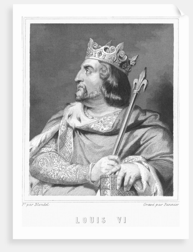Louis VI by Jacques Etienne Pannier