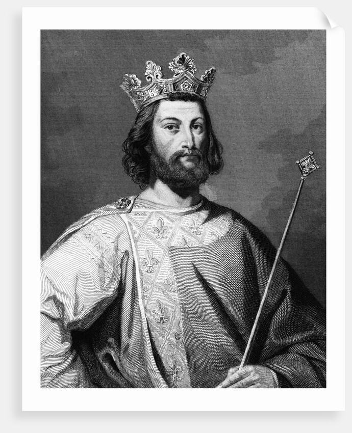 Louis VII by Jacques Etienne Pannier