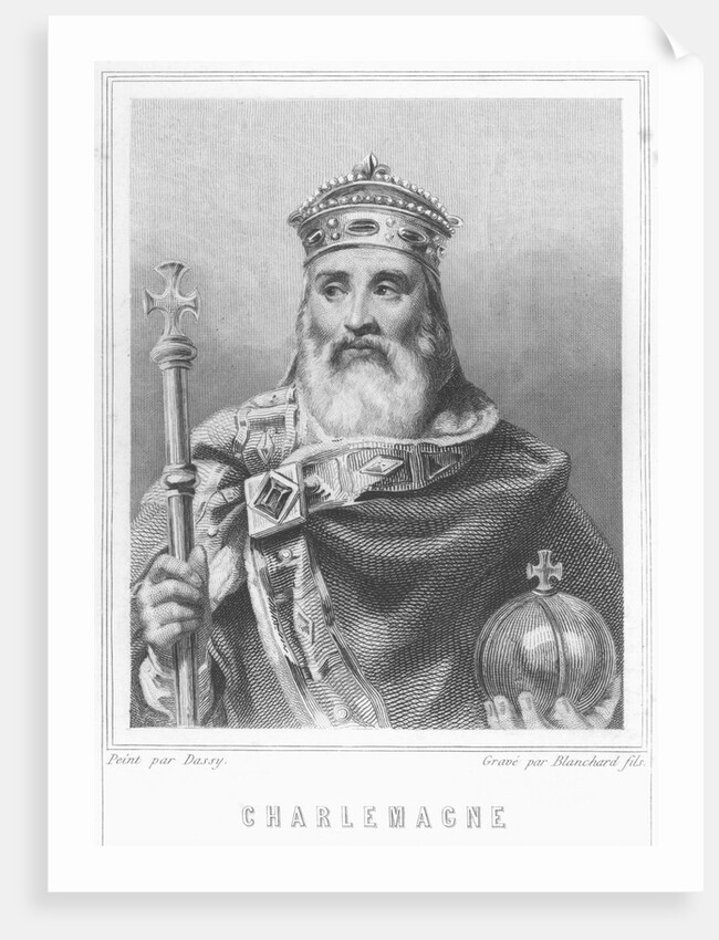 Charlemagne by Auguste II Jean Baptiste Marie Blanchard