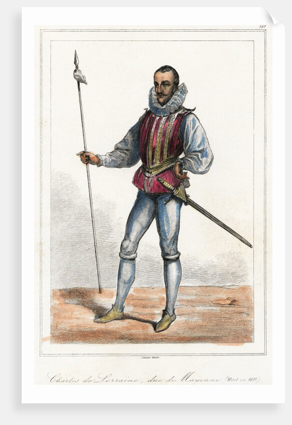 Portrait of Charles of Lorraine, Duke of Mayenne, Prince of France by Anonymous