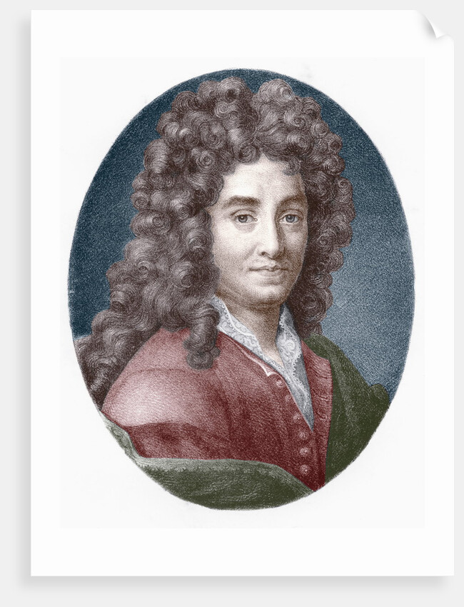 Portrait of Jean de La Bruyere by Anonymous