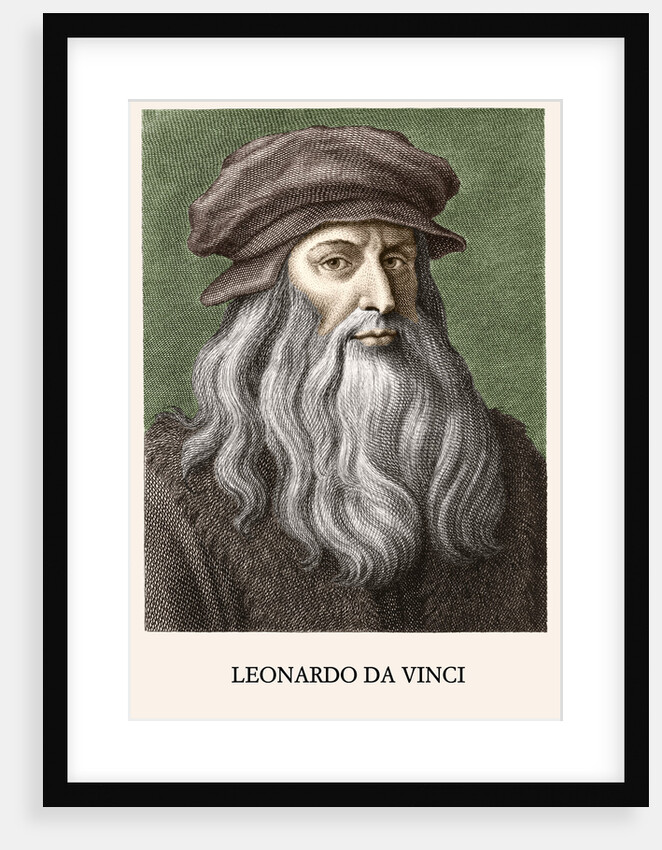 Portrait of Leonardo de Vinci by Anonymous