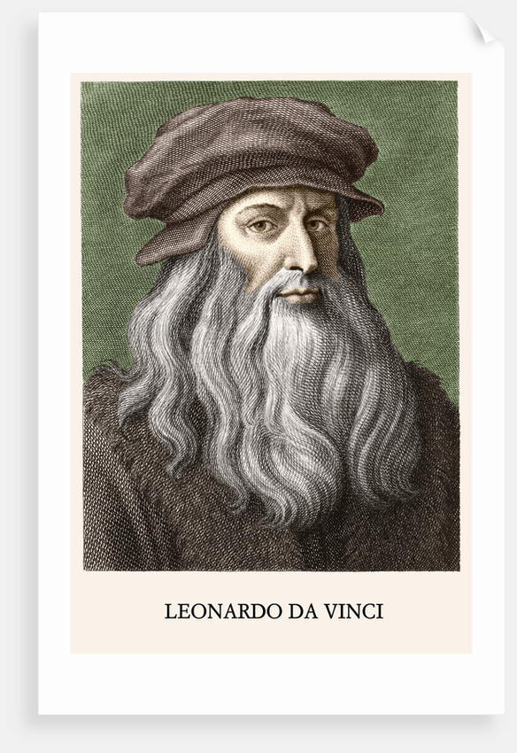 Portrait of Leonardo de Vinci by Anonymous