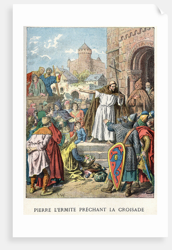 Peter the Ermit Preaching the First Crusade by Anonymous