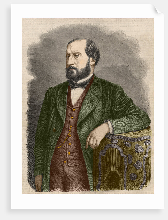 Emile Augier Engraving by Anonymous
