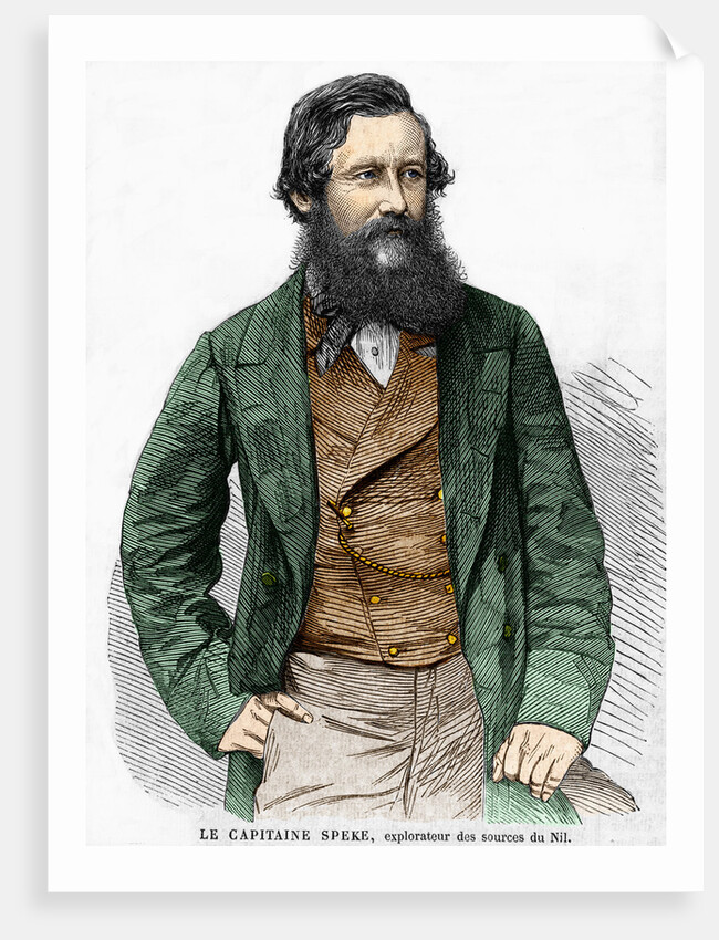 Le Capitaine Speke Portrait by Anonymous