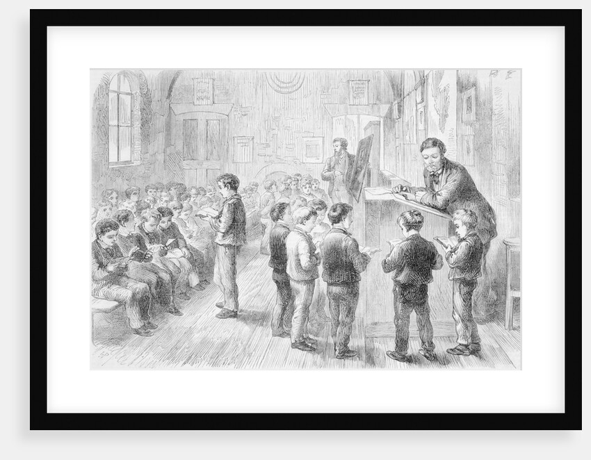 Gentlemen Instructing Boys at a Boy's Home by Anonymous