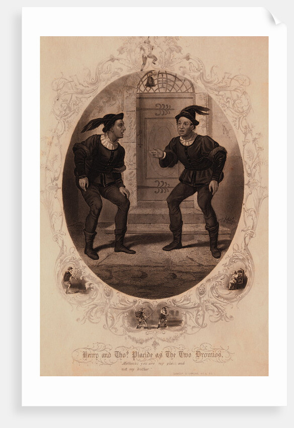 Illustration of Scene from Comedy of Errors by Anonymous