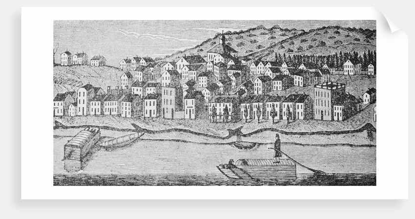 Woodcut Depicting Cincinnati by Anonymous