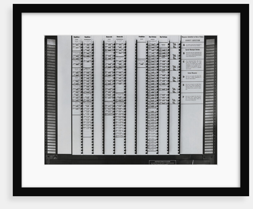 Voting Machine with Switches by Anonymous