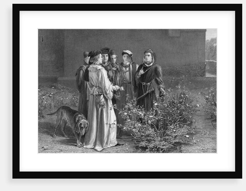 Noblemen in a Garden by Anonymous