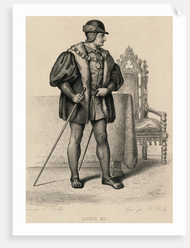 Portrait of Louis XI by Anonymous