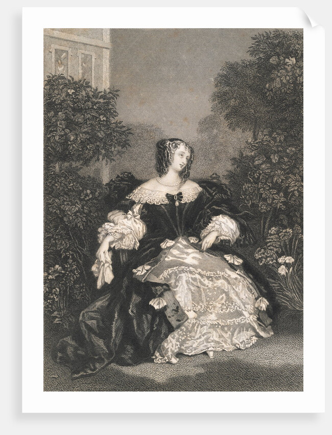 Portrait of Louise La Valliere by Anonymous