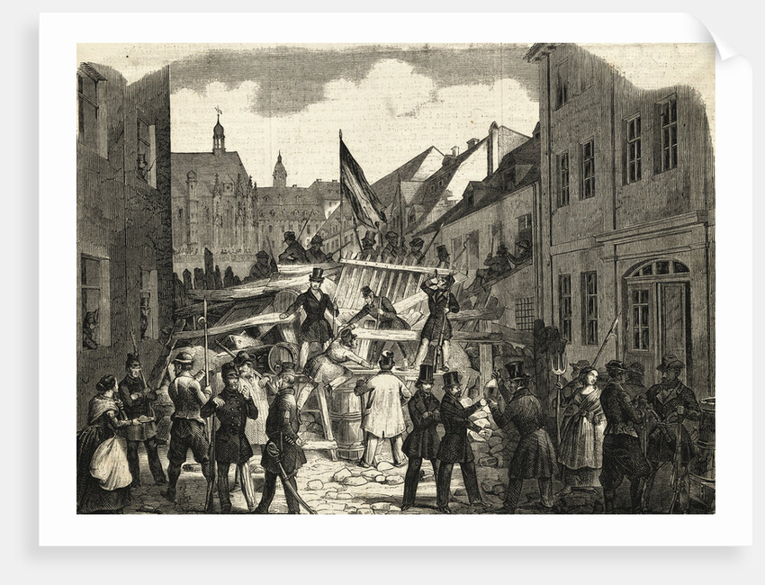 Citizens near Wooden Heap by Anonymous