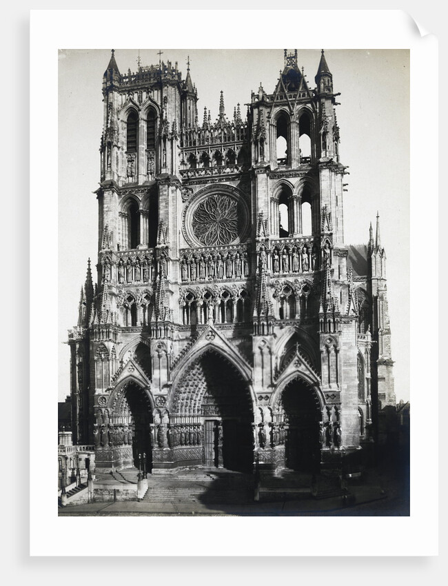 Exterior of the Amiens Cathedral by Anonymous