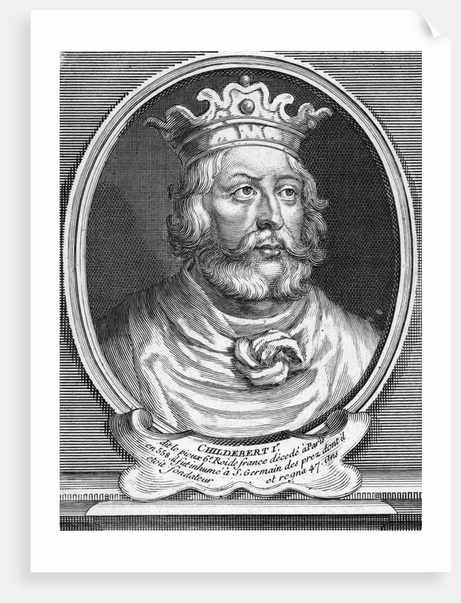 Childebert I Engraving by Anonymous