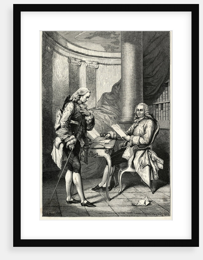 Illus/A R J Turgot Being Dismissed by Anonymous