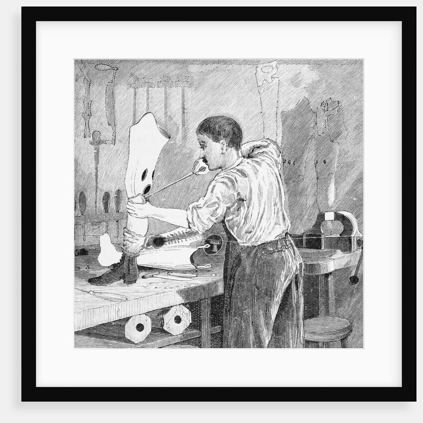 Man Working on Prosthetics by Anonymous