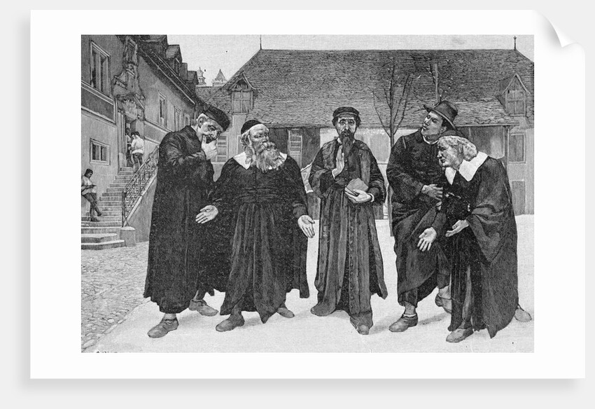 John Calvin and Followers Spreading Ideologies by Anonymous