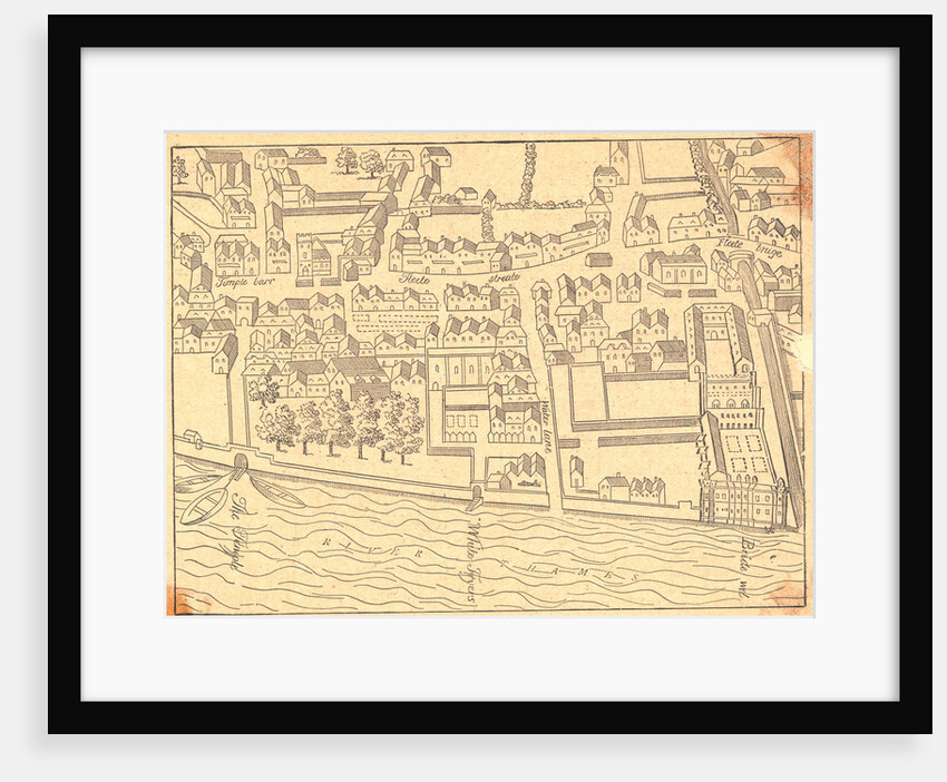 16th Century Map of London by Anonymous