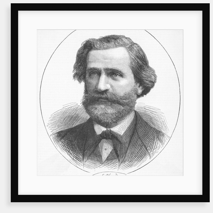 Portrait of Guiseppe Verdi by Anonymous
