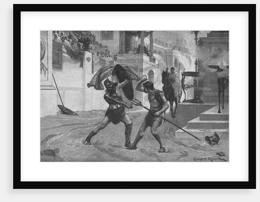 Gladiators Fighting by Anonymous