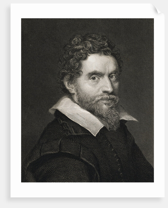 Engraved Portrait of Ben Jonson by Anonymous