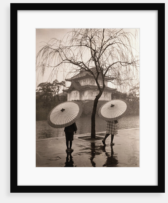 Women Carrying Japanese Umbrellas by Anonymous