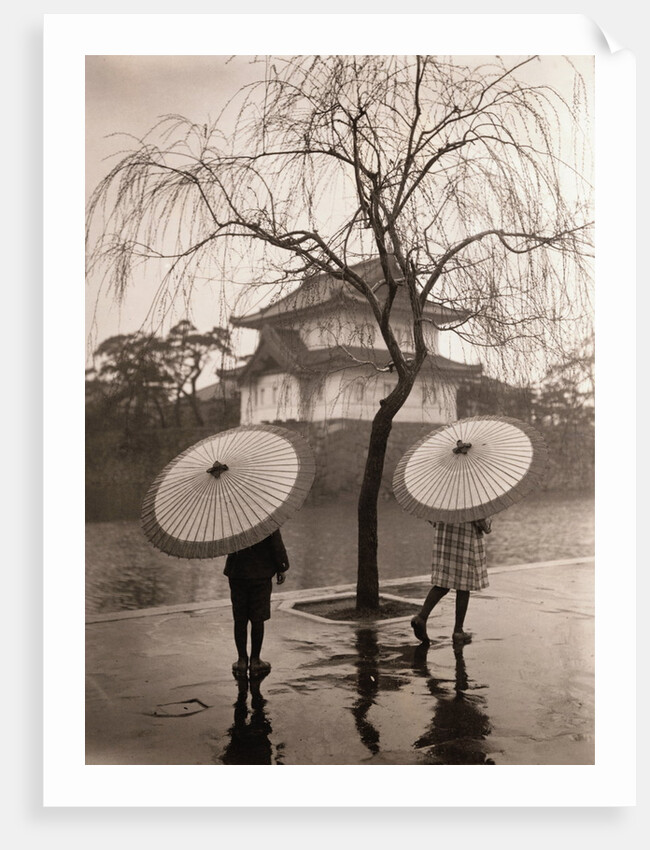Women Carrying Japanese Umbrellas by Anonymous