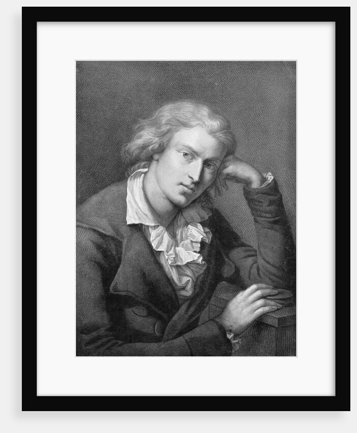 Print of Friedrich Schiller by Anonymous