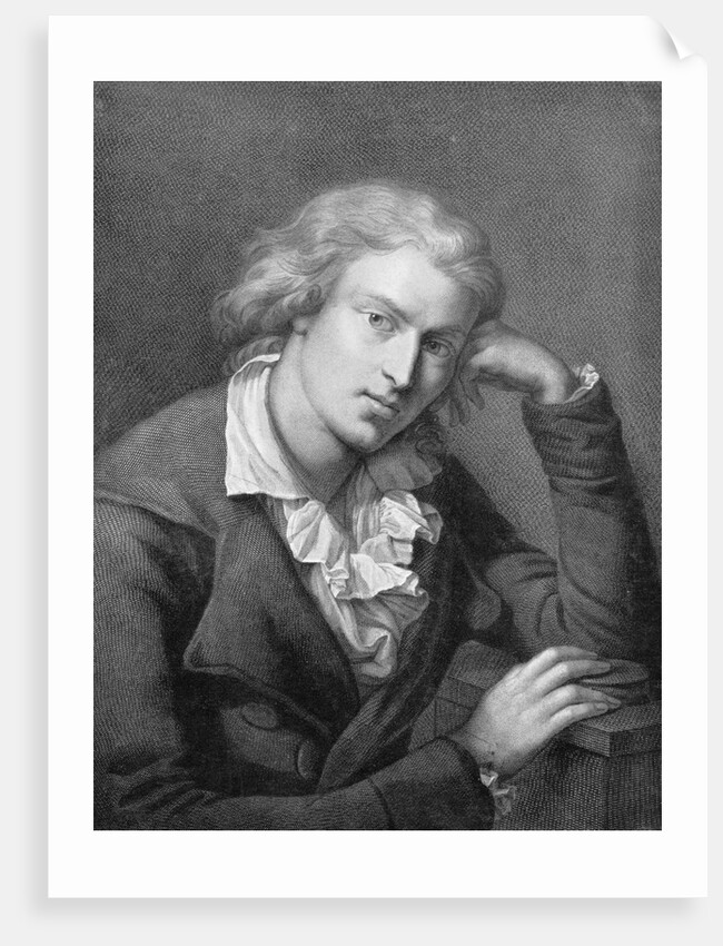 Print of Friedrich Schiller by Anonymous