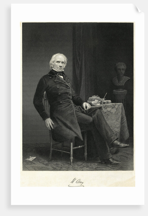 Henry Clay Sitting At A Table by Anonymous