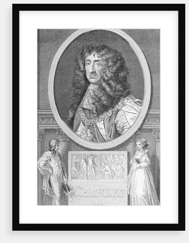 Portrait Of King Charles II of England by Anonymous