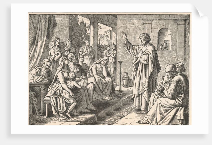 Saint Peter Blessing Cornelius and Family Members by Anonymous