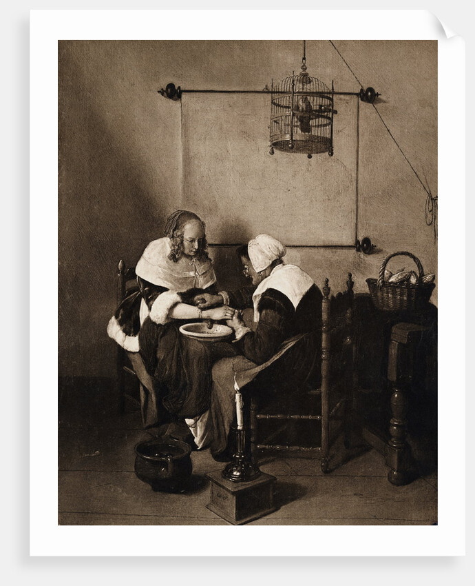 Woman Performing a Bloodletting by Anonymous