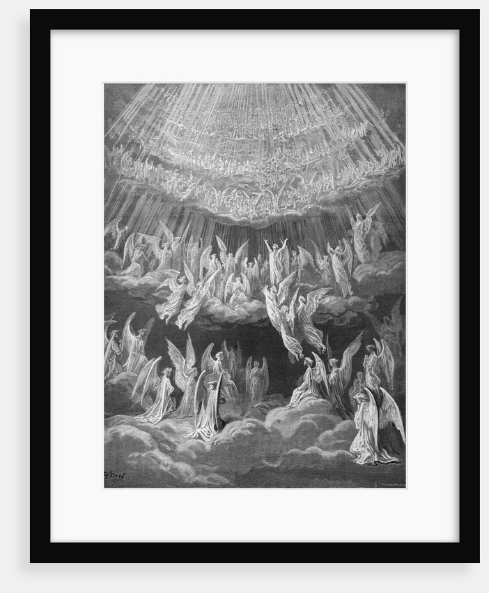 Angels in the Sky from Dante's Paradisio by Anonymous