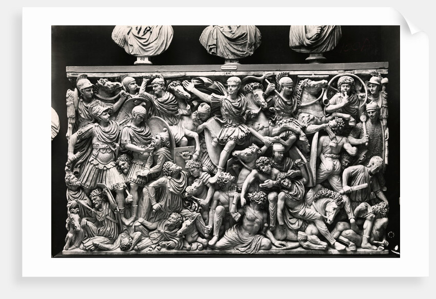 View of the Ludovisi Sarcophagus. by Anonymous