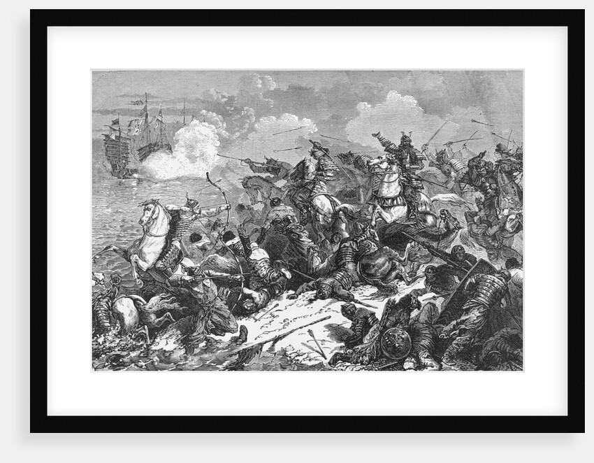 Japanese Soldiers Fighting Mongols by Anonymous
