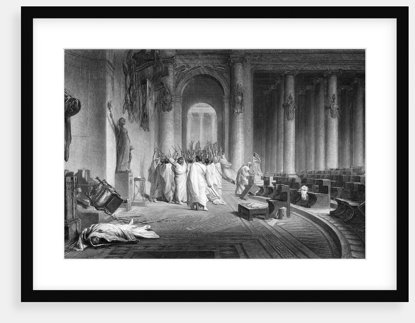 Julius Caesar Slain in His Court by Anonymous
