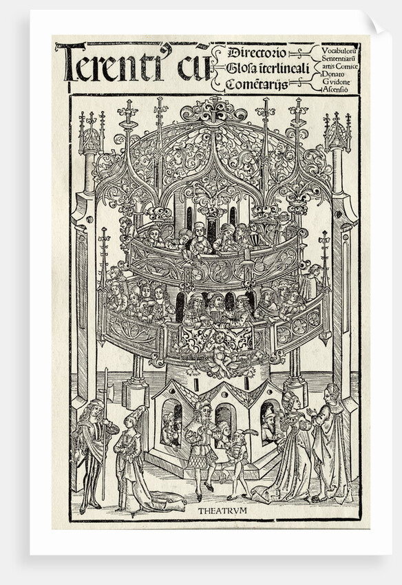 Illustration of Elaborate Theater by Anonymous
