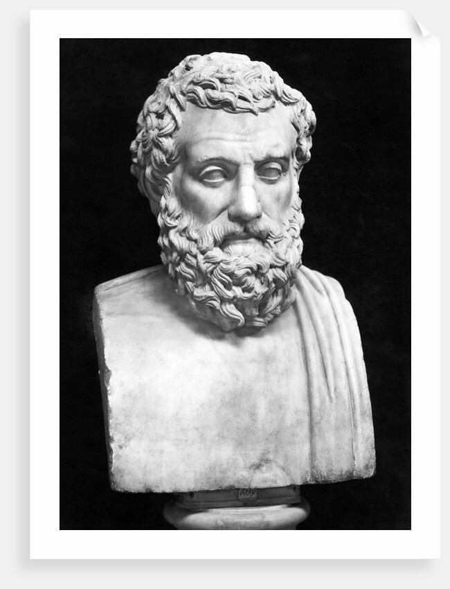 Bust Sculpture of Sophocles by Anonymous