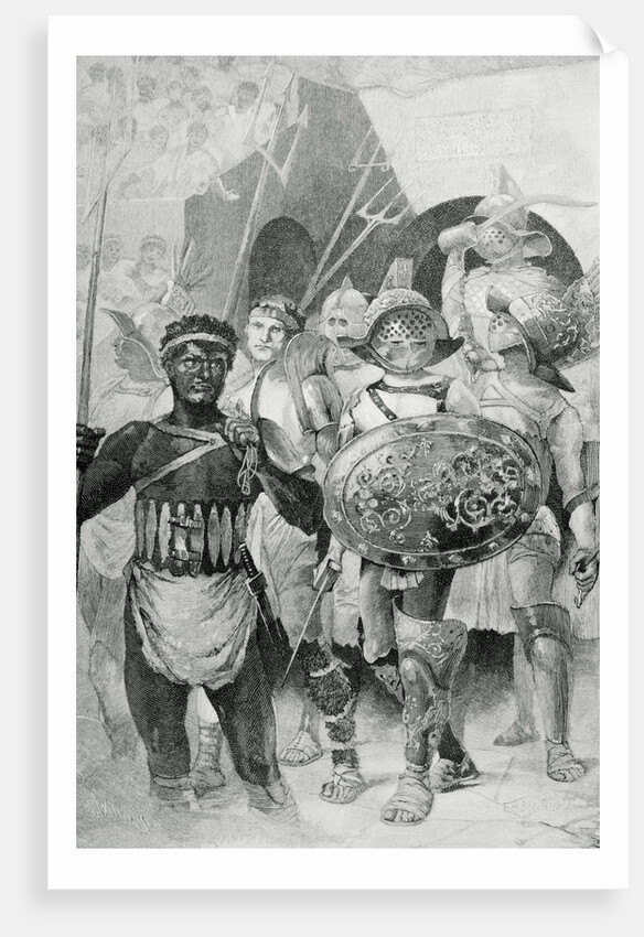 Illustration of Gladiators by Anonymous