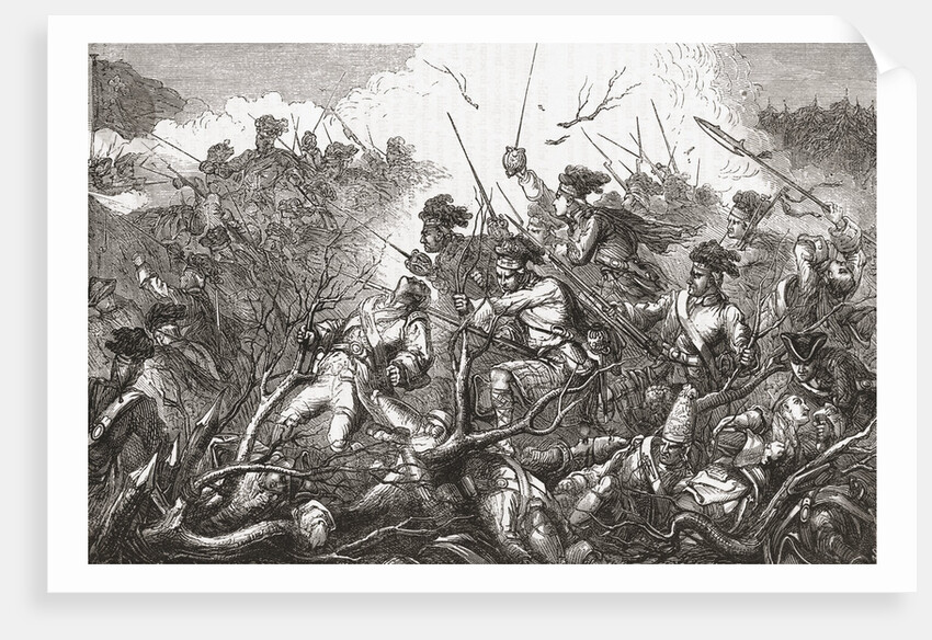 Battle of Ticonderoga by Anonymous