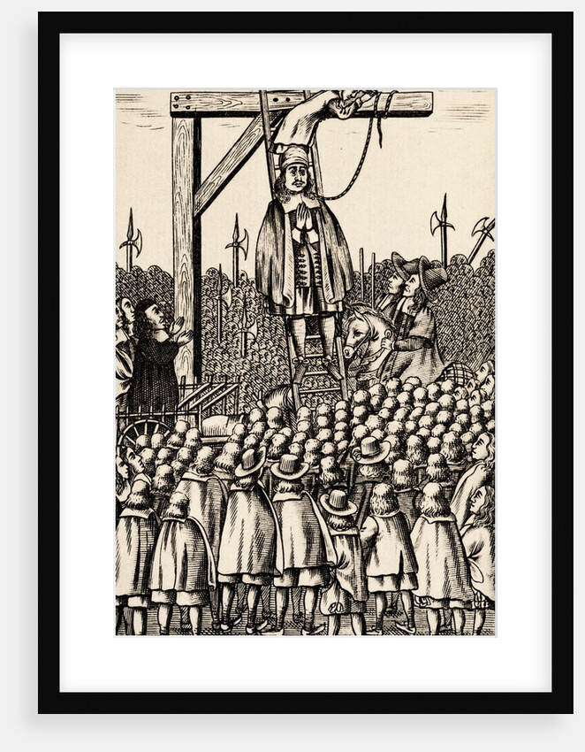 Scene of Public Hanging by Anonymous
