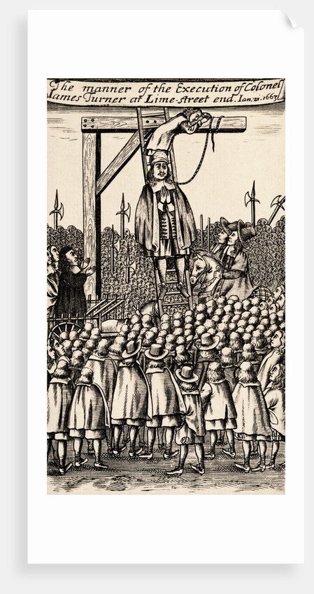 Scene of Public Hanging by Anonymous