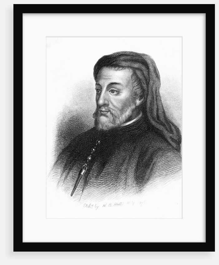 Portrait of Geoffrey Chaucer by Anonymous