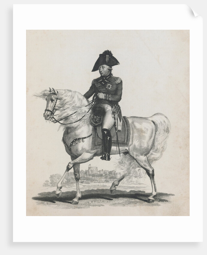 King George III on His Horse by Anonymous