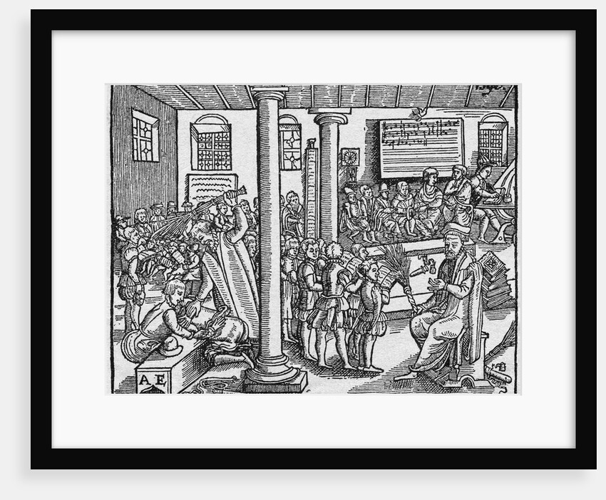 Teacher and Students in Large Classroom by Anonymous
