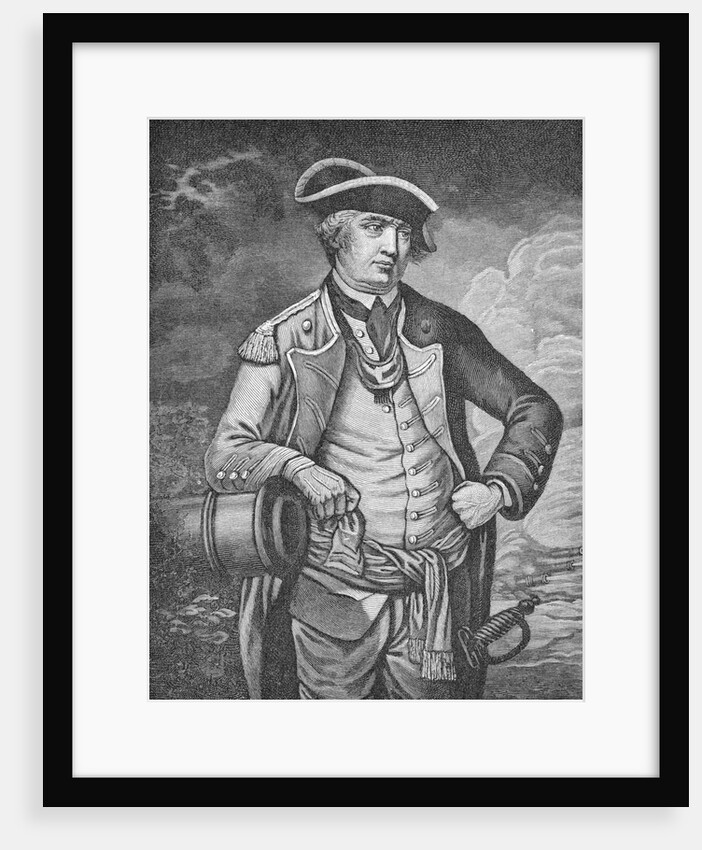Portrait of American Revolutionary Israel Putnam Ready for Battle by Anonymous