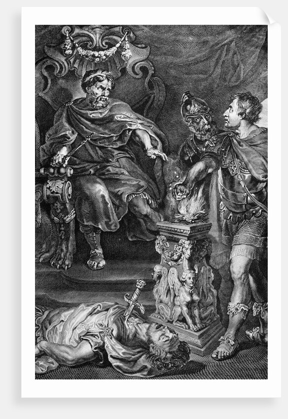 Mucius Before Lars Porsena by Anonymous